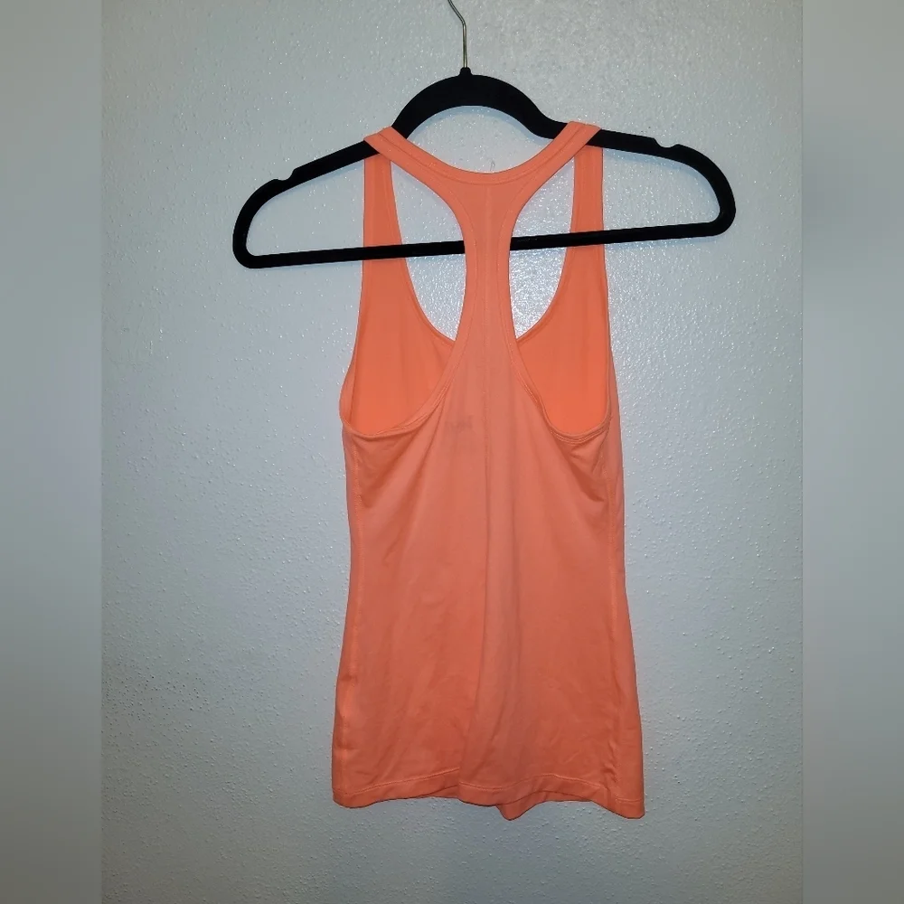 Nike Women's Dri Fit Bright Orange Tank Top Size XS